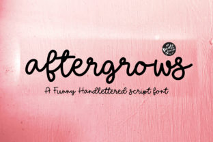 Aftergrows: A Font That Adds Grace to Your Editorial Design