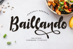 Baillando: A Warm, Bold Handwritten Font for Branding