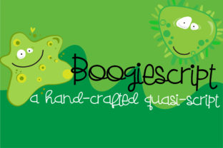 Boogiescript: A Whimsical Script for Branding Projects