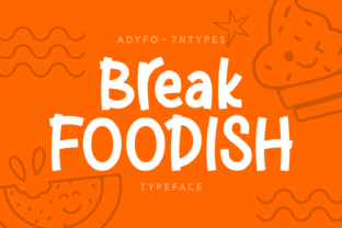 Break Foodish: A Script Font for Bold Digital Branding