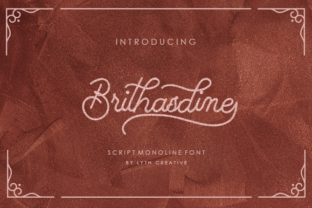 Brithasdine: A Script Font for Impactful Digital Design