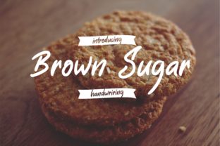 Brown Sugar: A Handwritten Font for Editorial Elegance