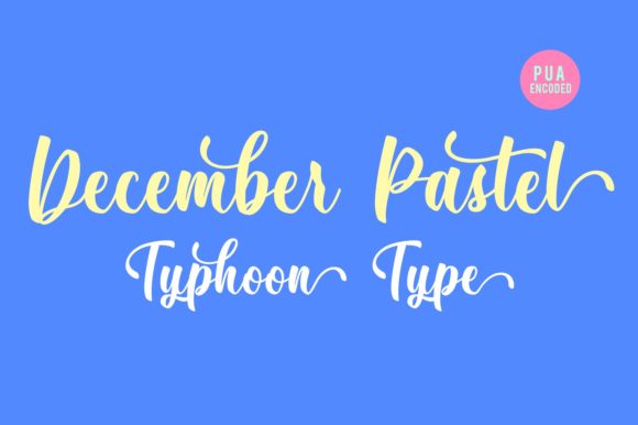 December Pastel: A Script Font for Digital Branding and Web Design