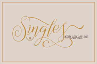 Font Choice That Speaks Volumes: The Singles Script Font