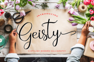 Geisty: A Modern Script Font That Makes Your Campaigns Instantly Recognizable