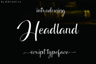 Headland: A Thoughtful Script Font for Handmade Labels & Printables