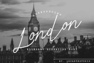 London: An Elegant Script Font for Handmade Labels & Printables