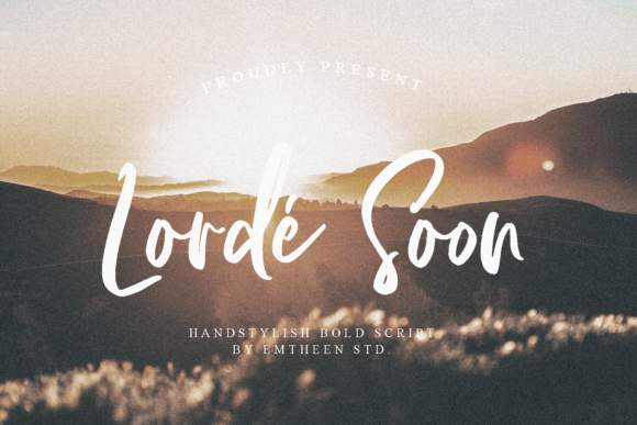 Lorde Soon: A Script Font That Elevates Your Brand