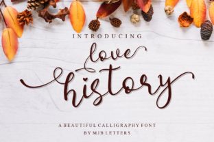Love History Font: A Handwritten Script That Feels Thoughtfully Human