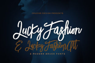 Lucky Fashion: A Handwritten Display Font for Digital Branding