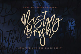 Mustang: A Bold Script Font for Digital Brand Identity
