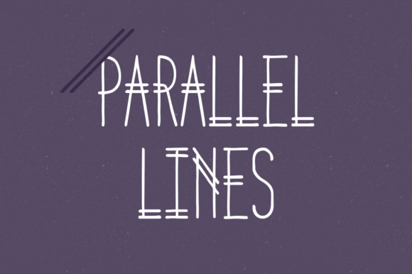 Parallel Lines: A Font for Thoughtful Design