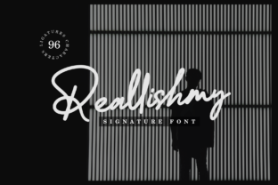 Reallishmy: A Font That Elevates Branding with Class and Grace