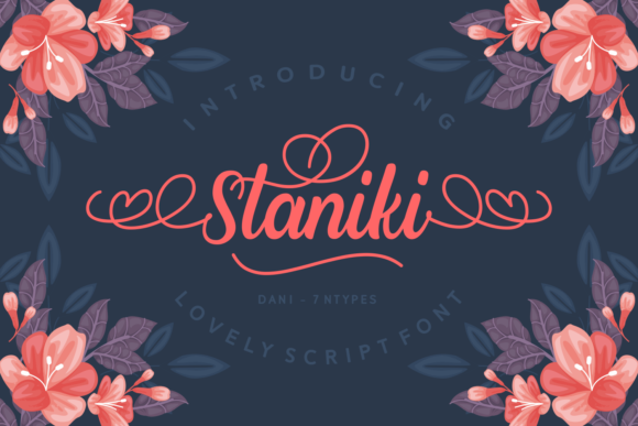 Staniki: A Script Font for Elegant Web Design