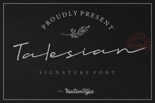 Talesian: A Handwritten Font for Creative Branding