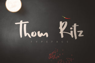 Thom Ritz Family: A Script Font for Modern Web Design