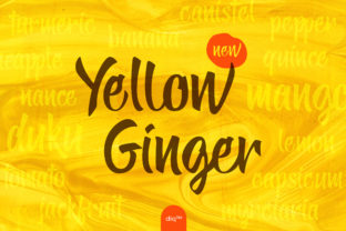 Yellow Ginger: A Script Font That Adds Personality to Branding